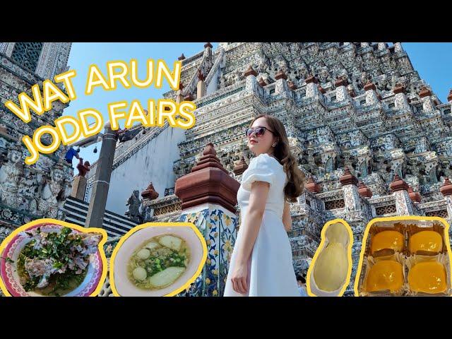 [4K] Thailand Travel #5 Explore Jodd Fairs Night Market | Wat Arun Bangkok | Rung Rueang Noodle