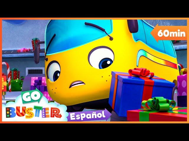 ¡DEMASIADOS REGALOS!  1 HORA de Go Buster en Español  Dibujos para niños