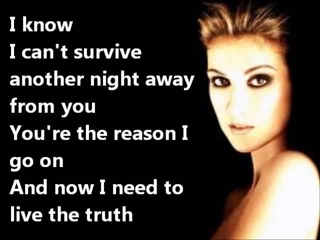 Celine Dion - I SURRENDER+LYRICS