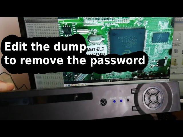 DVR AHB780XT8-3520D V1.02B - reset / remove the password by editing the dump