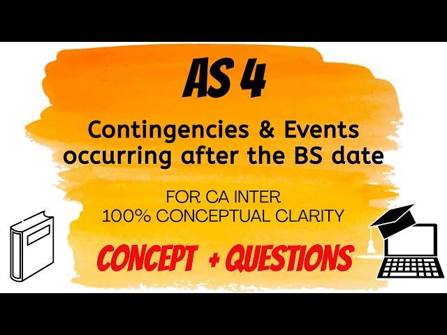 AS 4 in ENGLISH - Contingencies and Events Occurring After the Balance Sheet Date - CA Inter/IPCC