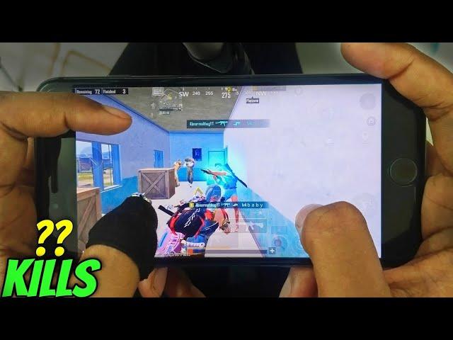 4 fingers + Gyro | Bgmi Handcam Gameplay | iPhone 8 Plus