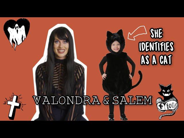 Self-Identifying Witch Introduces Her Self-Identifying Cat (funny)