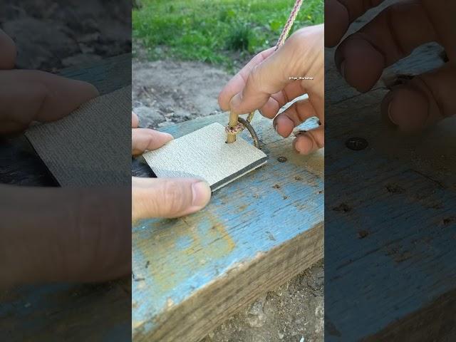 Unique homemade trap #outdoor #survival #bushcraft #trap