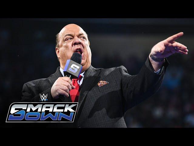 Paul Heyman announces Roman Reigns’ return next week: SmackDown highlights, March 14, 2025