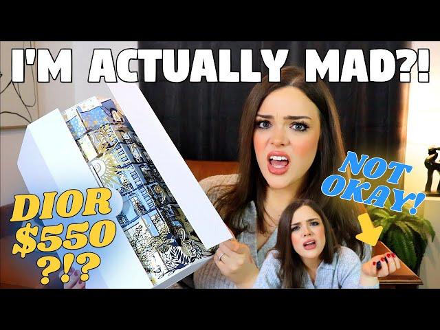 I'm *ACTUALLY* MAD?! $550 Luxury DIOR Advent  Unboxing! (25 Calendars of Chistmas BONUS!)