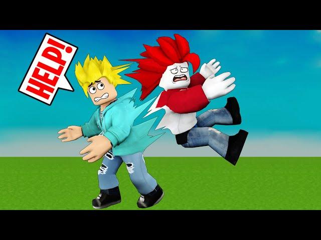 KHALEEL AND MOTU ARE STUCK TOGETHER In ROBLOX ⭕⭕Khaleel and Motu Gameplay