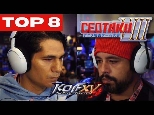 CEOtaku 2024 KOFXV Top 8 (Gato Rugal Duo Lon Ramon Shun'EI Rock Chizuru) King of Fighters 15 XV