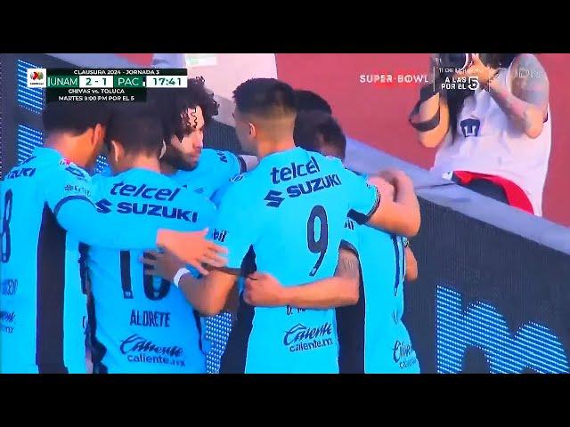 Todos los Goles de Pumas en el Clausura 2024