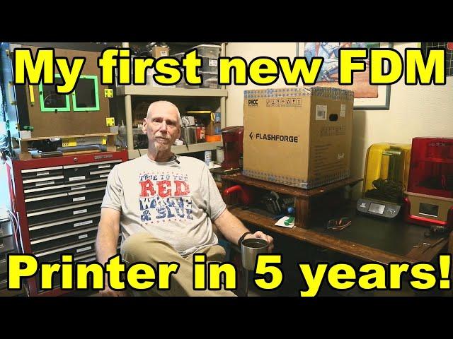 4 days with my new Flashforge Adventurer 5M 3D Printer. Day 1, unboxing, setup and first print!