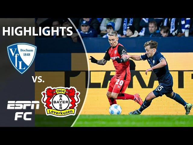  DROPPED POINTS  VfL Bochum vs. Bayer Leverkusen | Bundesliga Highlights | ESPN FC