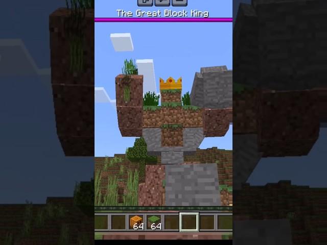 The Great Block King #shorts #minecraft