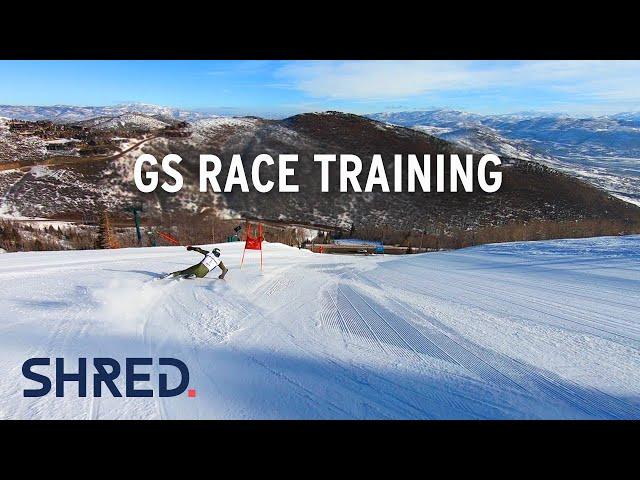 Ted Ligety Giant Slalom (GS) Perfect Turns - Skiing Follow Cam (2020)