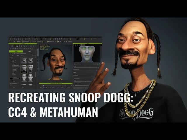 Recreating Snoop Dogg: Character Creator and MetaHuman Creator