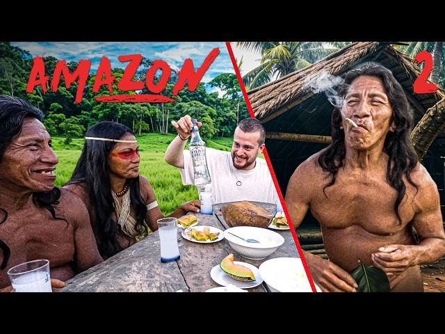 The Amazon Tribe is Trying Turkish Rakı (alcohol) | Waorani Tribe Documentary Episode 2