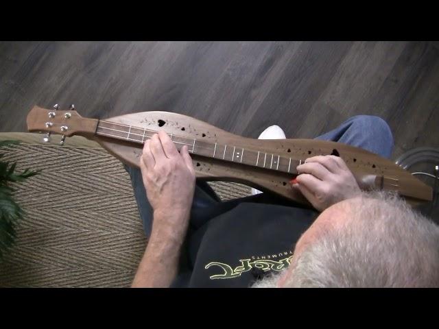 Folkcraft FSH Series Mountain Dulcimer, Walnut Body, Serial Number 90822242