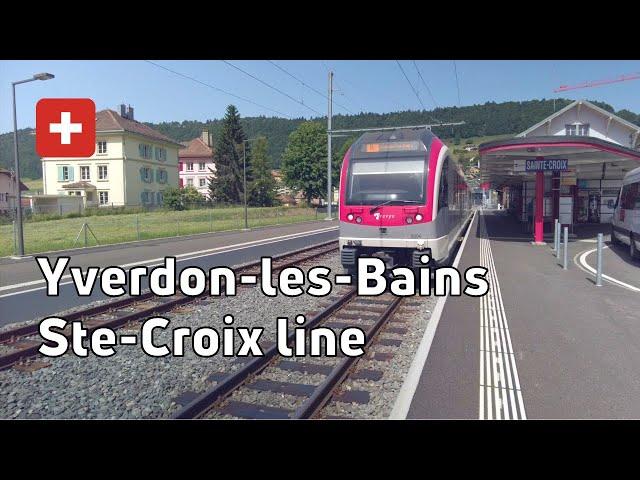 A trip on the Yverdon - Sainte-Croix line