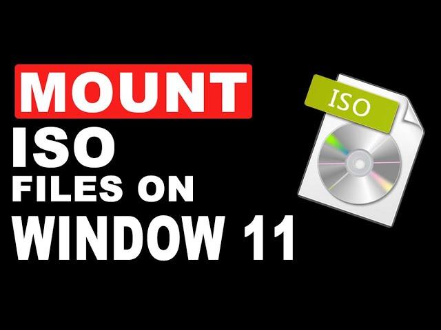 How to Mount or Unmount ISO File on Windows 11 - Mount ISO File on Windows(2024)