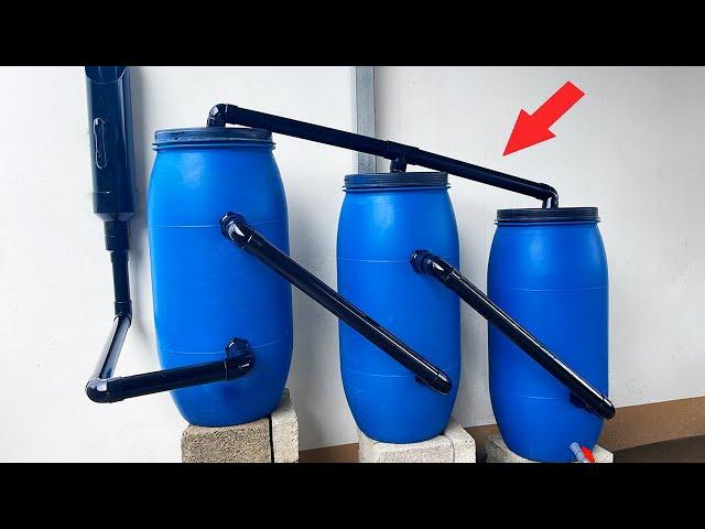 Amazing inventions of 60 year old plumber! Endless free water energy idea from PVC pipes and cement