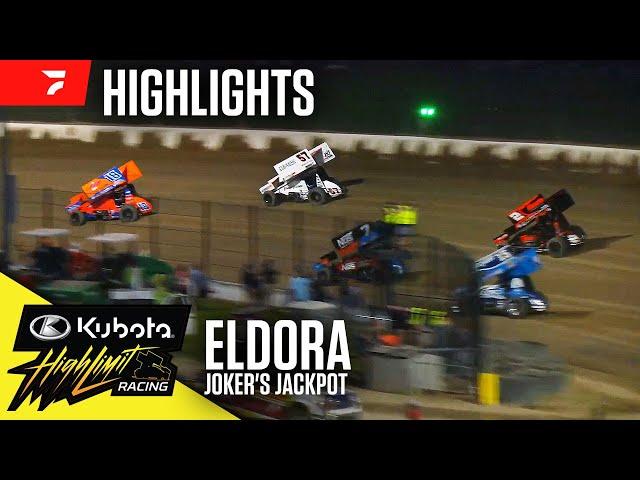 $100,000-To-Win Joker's Jackpot | Kubota High Limit Racing at Eldora Speedway 7/18/24 | Highlights