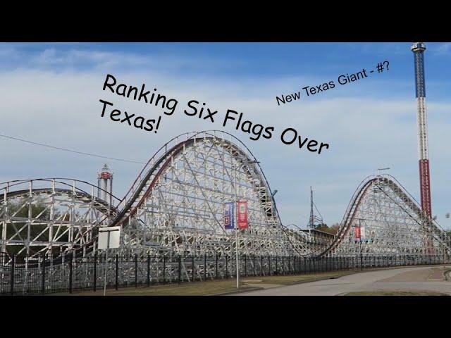 All 13 Six Flags Over Texas Roller Coasters Ranked!