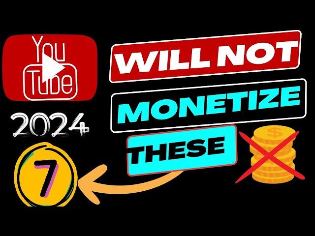 Youtube Monetization policy changes 2024 | Youtube Is Changing Monetization For these channels