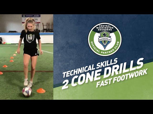 CWS Soccer 13 Two Cone Drills. Technical Skills