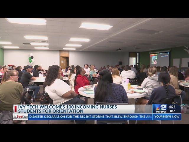 Ivy Tech welcomes 100 nursing students at orientation