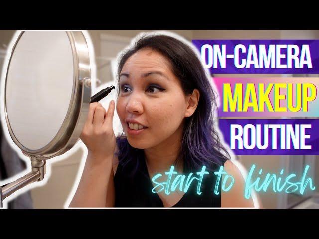 My On-Camera MAKEUP Routine FROM START TO FINISH! 