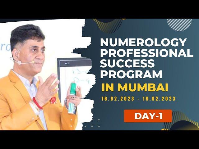 Numerology Professional Success Program | Mumbai | Day 1 | Arviend Sud