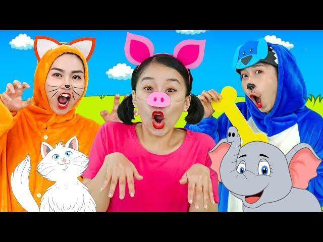 Dancing Like an Animal | Kids songs with lyrics - HahaSong HS26