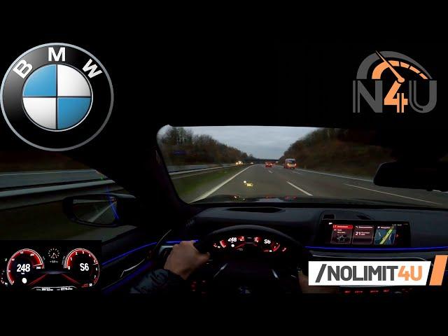 BMW 530i xDrive FAST on Autobahn (NO SPEED LIMIT) by NoLimit4U