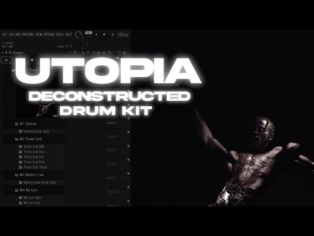 [FREE] Travis Scott Drum And Acapellas Kit | ALL UTOPIA SOUNDS