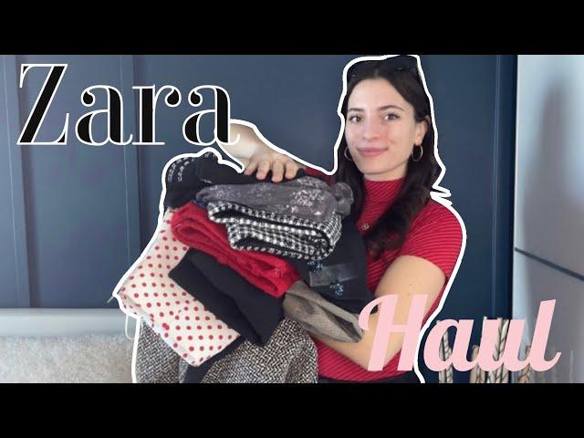 HUGE ZARA HAUL | TRY ON + winter fashion styles | Fashion with Valeriya