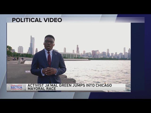 Community activist Ja’Mal Green announces run for Chicago mayor