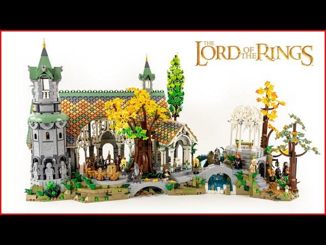 LEGO Icons 10316 The Lord of the Rings: Rivendell Lego Speed Build - Brick Builder