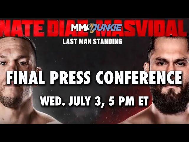 Diaz vs. Masvidal 2 Final Pre-Fight Press Conference Live Stream