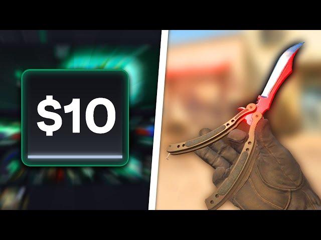 $10 TO A KNIFE ON CSGOLUCK!