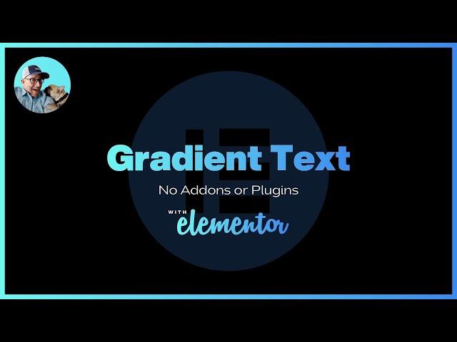 How To Create Gradient Text In Elementor Without Addons