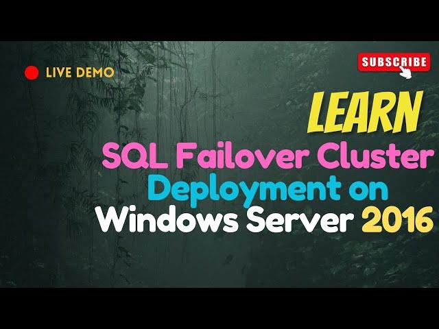 Azure: Windows Failover Cluster Deployment on Windows Server 2016