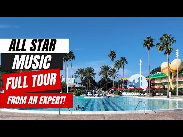 Disney's All-Star Music Resort Full Tour and Review 2024 | Refurbished Resort and More!