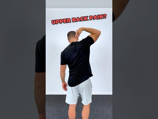 3 Exercises To Eliminate Upper Back Pain FAST! #backpain