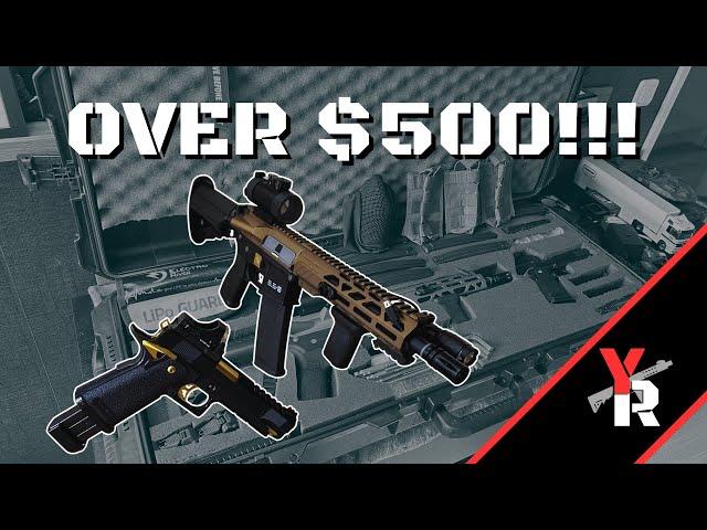 Unboxing over $500 worth of airsoft gear!!! 