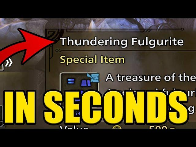 WHERE to FIND THUNDERING FULGURITE in MONSTER HUNTER WILDS