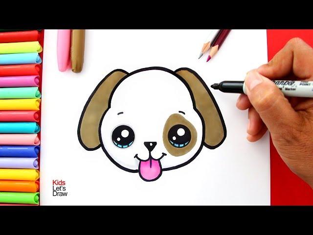 HOW TO DRAW A CUTE PUPPY