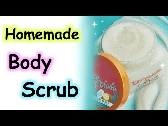 How to make body scrub at home | Diy body scrub | Homemade body scrub