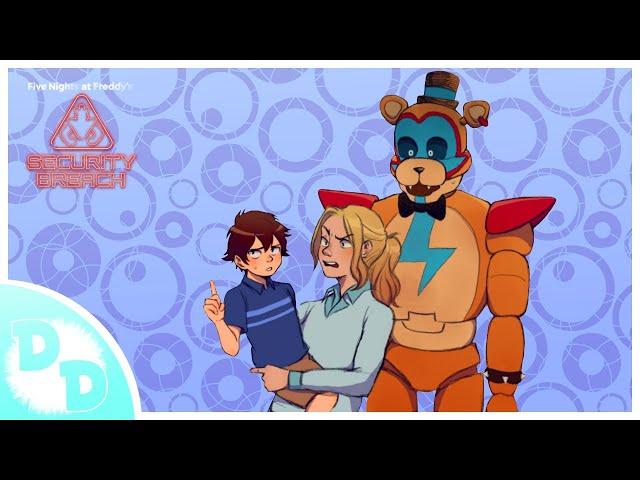 Vanessa and Freddy as PARENTS (FNAF Security Breach Comic Dub)