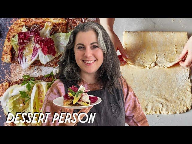 Claire Saffitz Makes Easy Pie Dough & Savory Galette | Dessert Person