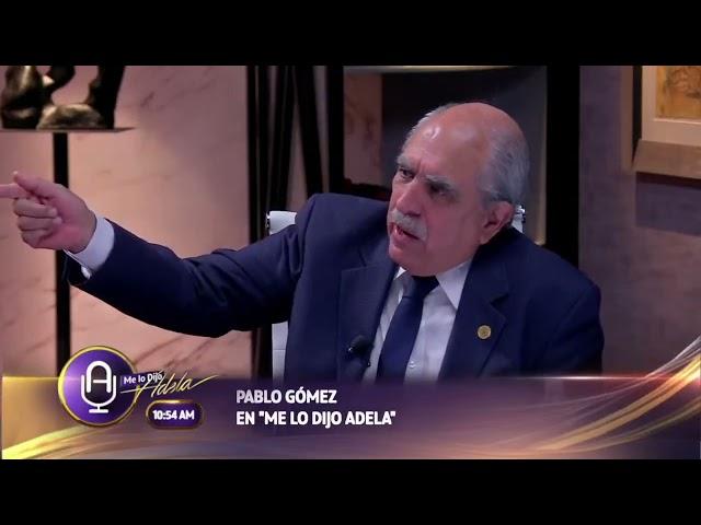 Pablo Gómez tunde a Adela Micha, "dime chayotera" responde la periodista.