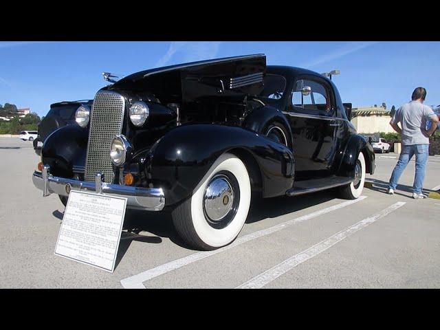 Rare 1937 Cadillac Series 70 Fleetwood Sport Coupe (w/ startup)